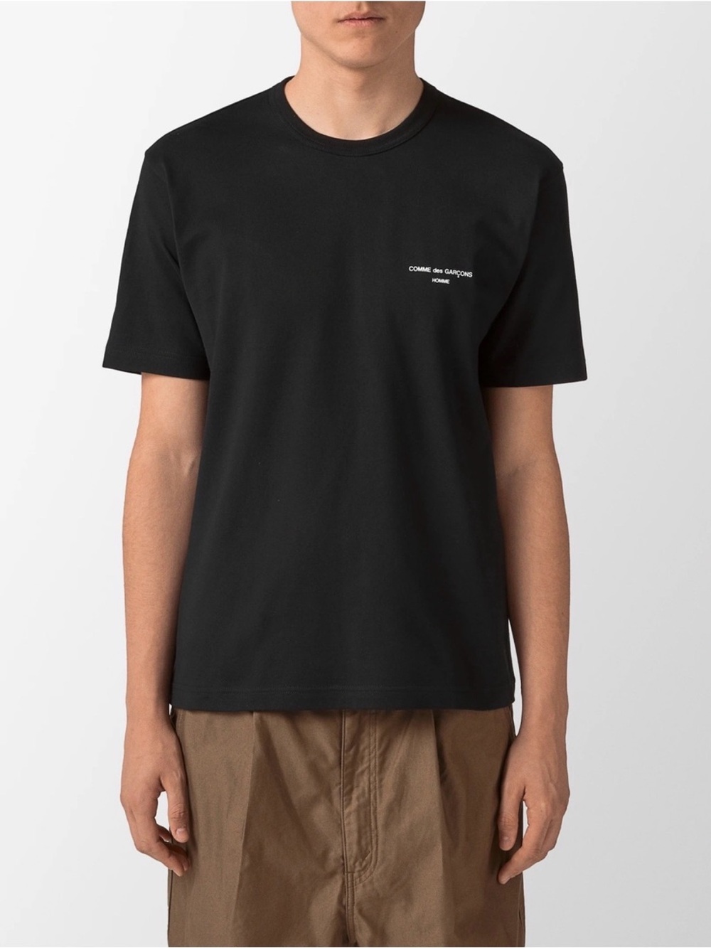 COMME DES GARCONS HOMME Black 
Tee